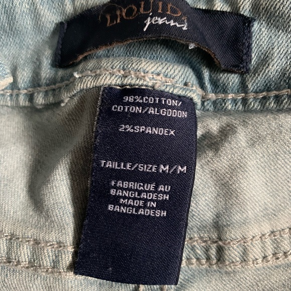 liquid jeans overalls size medium - Picture 3 of 3